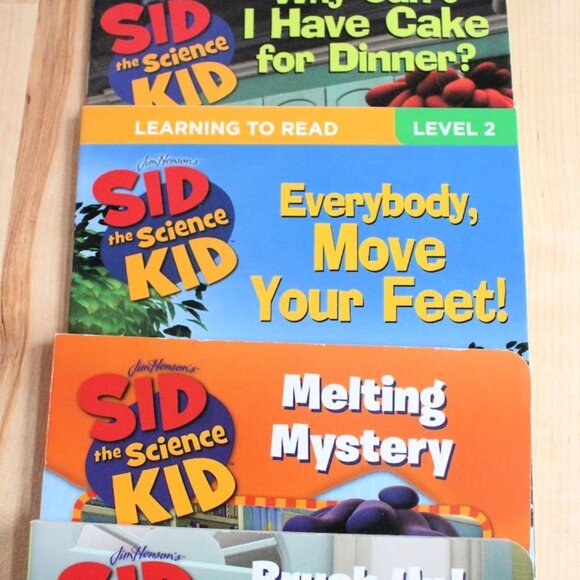Set of 4- Sid The Science Kid Children's Books - Picture 1 of 1